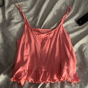A tank crop top. from american eagle. the size is medium.